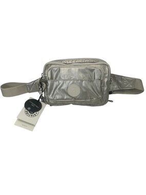 NWT Kipling Abanu Multi Metallic Convertible Crossbody Bag Cloud Metal
